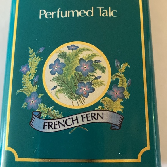 Vintage Morny French Fern PERFUMED TALC Tin - Picture 16 of 16